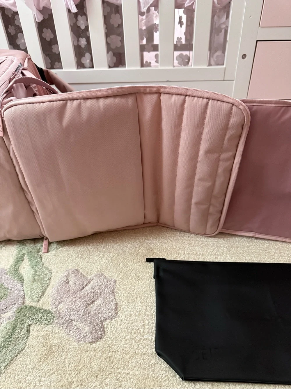 Beis atlas pink diaper bag